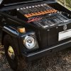 73' VW Thing converted to electric with the help of David Sellers at Hawaii Off-Grid. It has 32KWH of recycled Tesla batteries. Conversion kit by EV West. Body and paint by Shelton's Auto Masters. Can also feed back into the house in case of low power due to lack of sun for a long period.